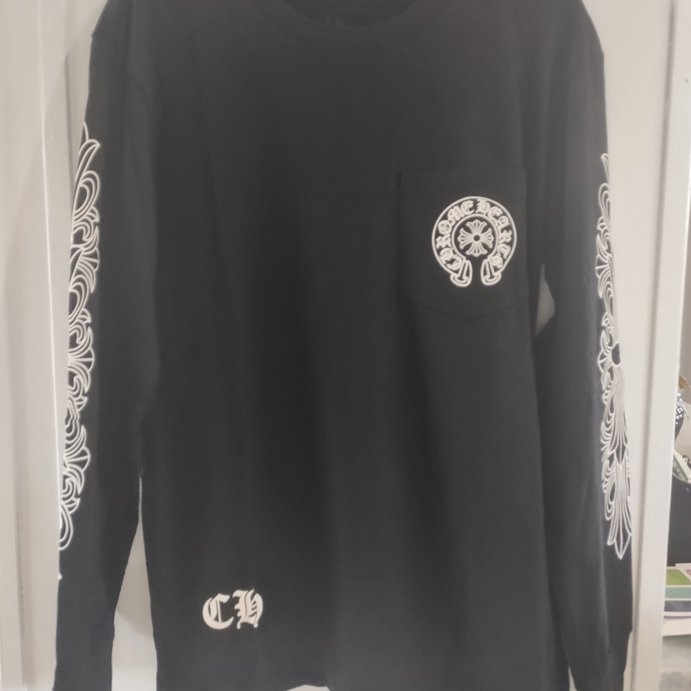 Chrome Hearts Black Long Sleeve Tee